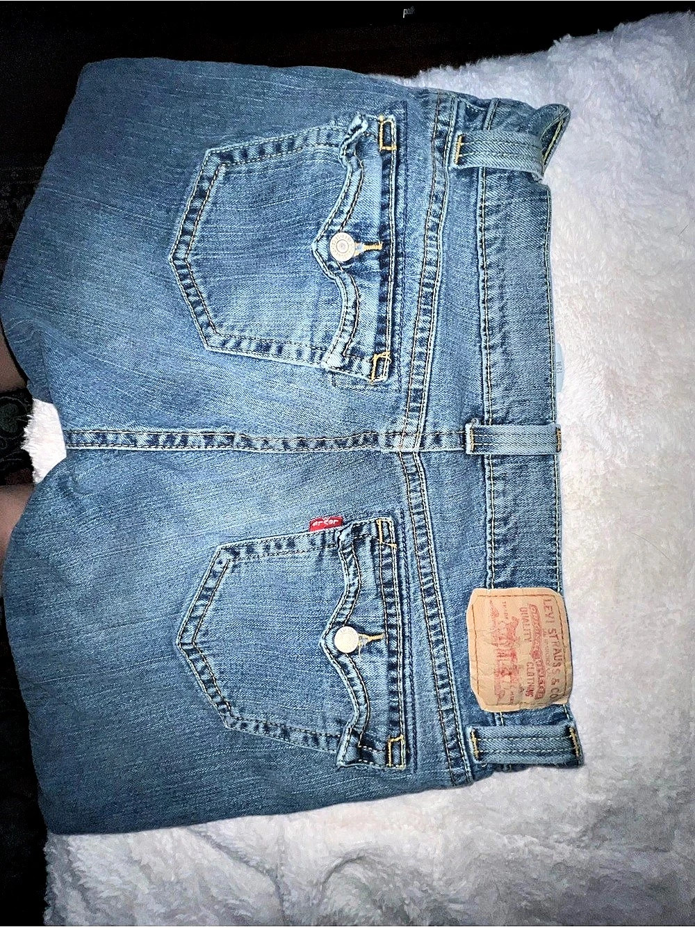 Levi's 542 Low Flare Bootcut Jeans Blue Waist 12M